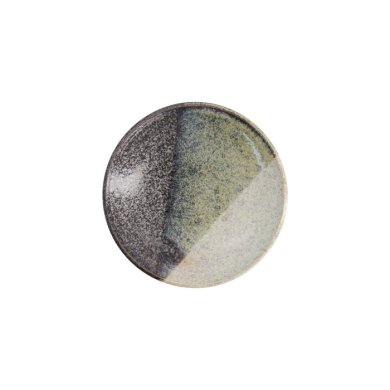 Teller Oboro Yamakage Schwarz/Braun/Weiß, Steinzeug, Ø 16,7 cm, Art.-Nr. 21087