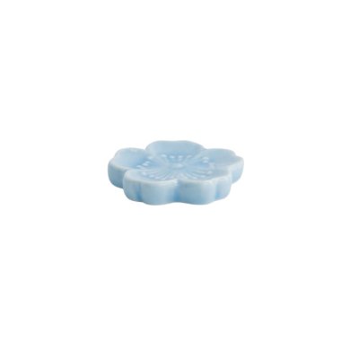 Chopstick Rest Sakura Light Blue, Porcelain