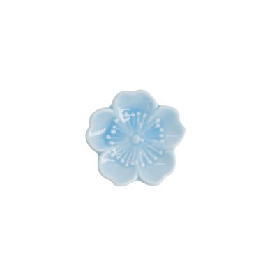 Chopstick Rest Sakura Light Blue, Porcelain, Item No. 21142
