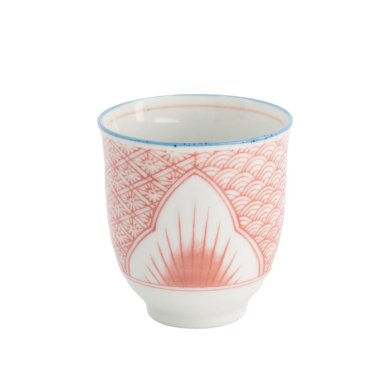 TDS, Becher, Lily Flower, Rot, Ø 7.8x8.2cm 250 ml - Art Nr: 21148