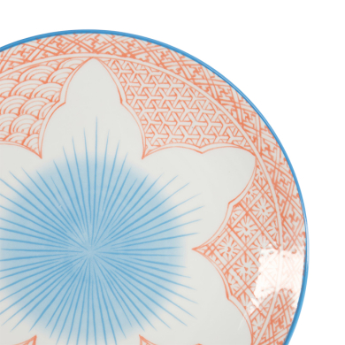 TDS, Plate, Lily Flower, Red, Ø20x3 cm -Item No: 21153