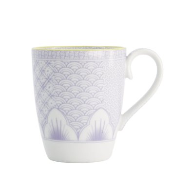 TDS, Mug, Lily Flower, Purple, Ø 8.8x10.5cm, 350 ml - Item No: 21197
