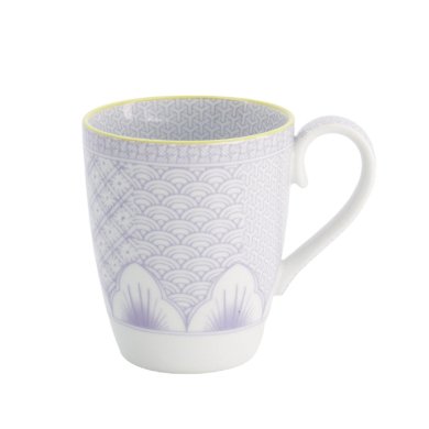 TDS, Mug, Lily Flower, Purple, Ø 8.8x10.5cm, 350 ml - Item No: 21197