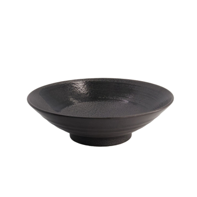 TDS, Ramen Bowl, Black Brush, Ø 24.5x7.5cm, Item No. 21206