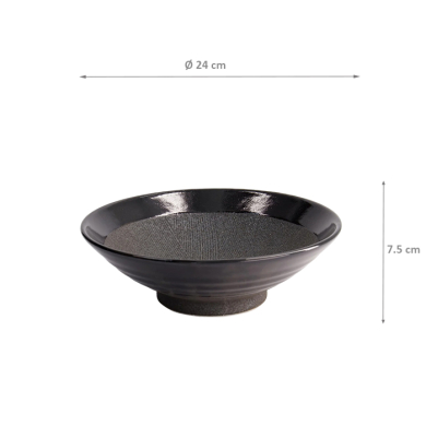 TDS, Bowl, Mixed Bowls Suribachi, Ø 24cm x 7.5 cm, Item No. 21214