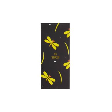 TDS, Chopstick Set 5 pair, Yellow Dragonfly , Item No. 21300
