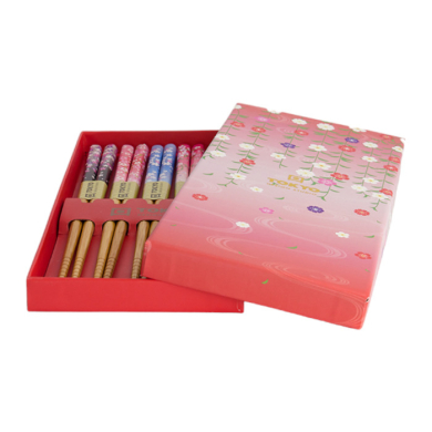 TDS, 5 Paar Essstäbchen, Blumen, Art.-Nr. 21314