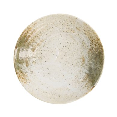 Deep Plate Yukishino White, Brown, Porcelain, Ø 23 cm, Item No. 21416