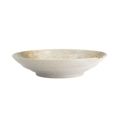 Deep Plate Yukishino White, Brown, Porcelain, Ø 23 cm, Item No. 21416