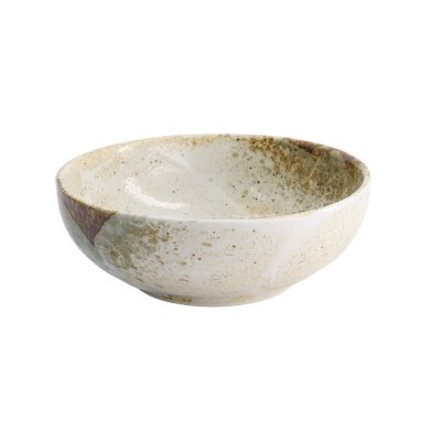TDS, Yukishino Bowl, White/Brown, Ø 17.5x6.2cm, 800ml, Item No. 21420