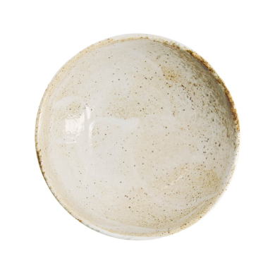 TDS, Yukishino Bowl, White/Brown, Ø 17.5x6.2cm, 800ml, Item No. 21420