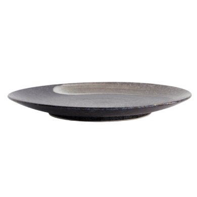 TDS, Großer Teller, Arahake Rund, Ø 28.5x3.5cm, schwarz/braun, Art.-Nr. 21426