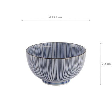 TDS, Bowl, Mixed Bowls Hoso Tokusa, Ø 13.2 cm x 7.2 cm, Item No. 21480