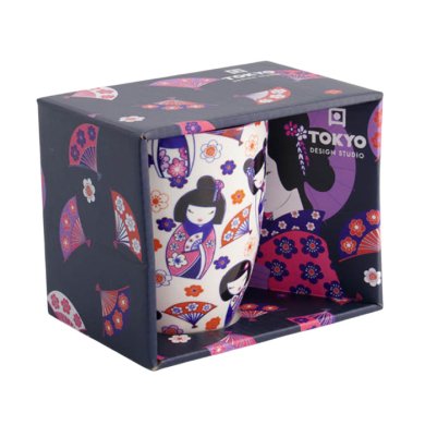 Ø 8.5x10.2cm 380ml  Kawaii Kokeshi Mug W/Giftbox at Tokyo Design Studio (picture 1 of 6)