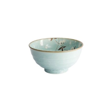 Rice Bowl Light Blue Sakura Light, Porcelain, 900 ml, Item No. 21589