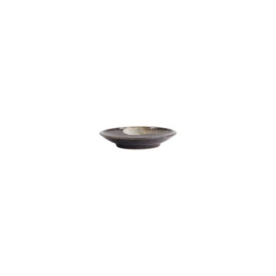 Plate Arahake Black, Brown, Stoneware, Ø 9.8 cm, Item No. 21616