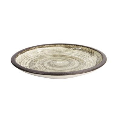 Black/White Asashio Large Round Plate at Tokyo Design Studio (picture 2 of 6)