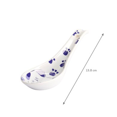 13.8x4.8cm Kawaii Blau Maneko Löffel bei Tokyo Design Studio (Bild 4 von 4)