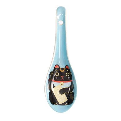 Suppenlöffel Kawaii Japan Blau, Porzellan, 13,8 cm, Art.-Nr. 21684