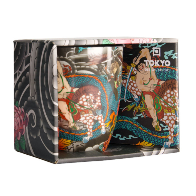TDS, Tasse, Yakuza Blue Dragon Tasse in Geschenkbox, 380ml, Ø 8,5x10,2cm, Art Nr. 21759