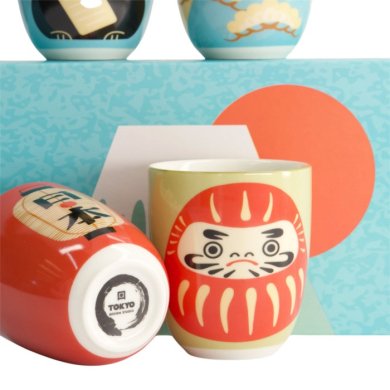 Becher-Set Kawaii Japan, 4-tlg., Porzellan, 170 ml, Art.-Nr. 21773