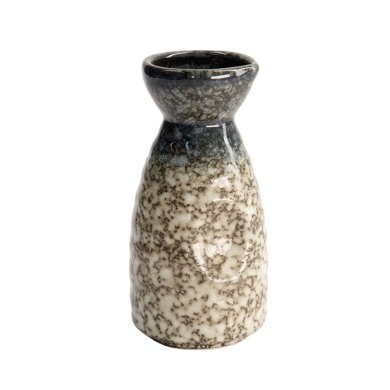 TDS, Sake Bottle, Tajimi, Grey/White, 11.2cm, Item No. 21826