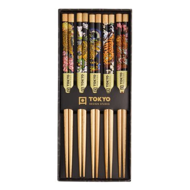 TDS, 5 Paar Essstäbchen, Yakuza Tiger, Art.-Nr. 21870