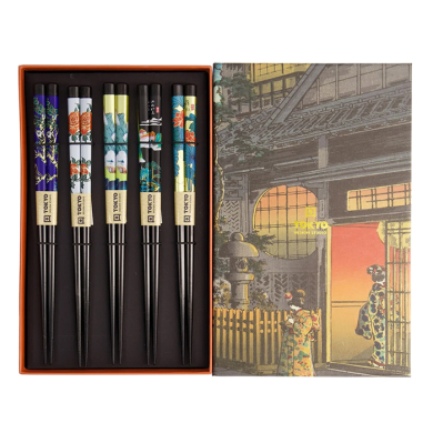 TDS, 5 Paar Essstäbchen, Geschenkset, Maiko, Art.-Nr. 21880