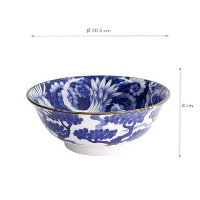 TDS, Schale, Mixed Bowl, Crane, Ø20,5x8cm, Art.-Nr. 21893