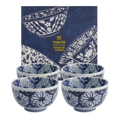 Mixed Bowls Gift Set 4 Bowls Set at Tokyo Design Studio 
