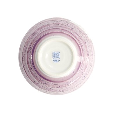 Rice Bowl Seafood Blowfish Fugu Purple, Porcelain, 950 ml, Item No. 21935