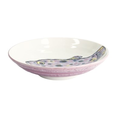Deep Plate Seafood Fugu Purple, Porcelain, Ø 21.7 cm, 900 ml, Item No. 21943