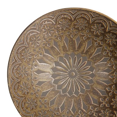 TDS, Zahra Shallow Bowl, Mixed Bowls, Brown, Ø 24x7.5 cm, Item No. 21974