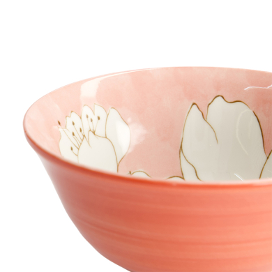 Rice Bowl Sakura Pink, Porcelain, 500 ml, Item No. 21975