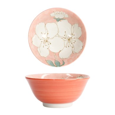 Rice Bowl Sakura Pink, Porcelain, 500 ml
