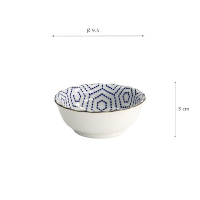 TDS, Small Sauce Bowl, Kotobuki Kikko, Ø 9.5 x 3 cm - Item No. 22003