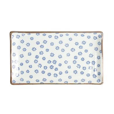 Japan Flower Mizu Eckiger Teller bei Tokyo Design Studio (Bild 2 von 6)