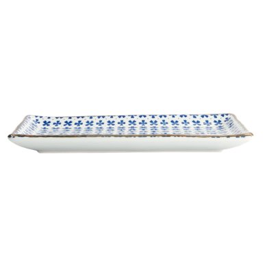 TDS, Square Plate, Japan Flower Sakura, 21 cm x 13.5 cm, Item No. 22005