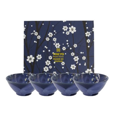 Blue Sakura 4 Bowls Set at Tokyo Design Studio (picture 1 of 5)