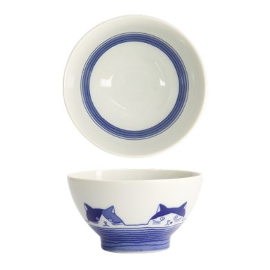 Kawaii Cat Reis-Schale bei Tokyo Design Studio (Bild 1 von 6)