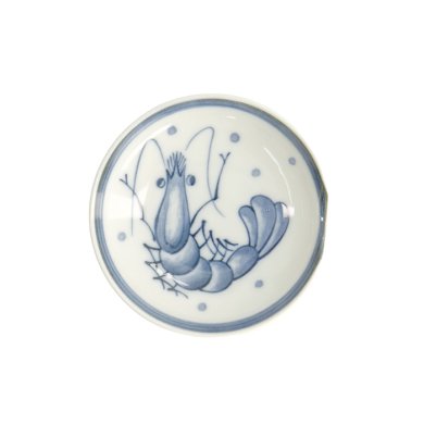 TDS, Mini-Teller mit Essstäbchenablage, Mixed Plates, Shrimp, Ø 9,4 x 2,3 cm, Art.-Nr. 22099