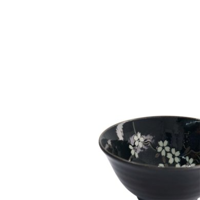 Rice Bowl Cobalt Blue Sakura, Porcelain, 500 ml, Item No. 22111