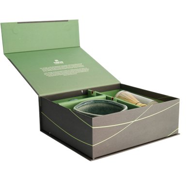 TDS, Matcha Schale Geschenkset, 4-tlg., 11 x 8 cm, Grün, Art.-Nr. 22117