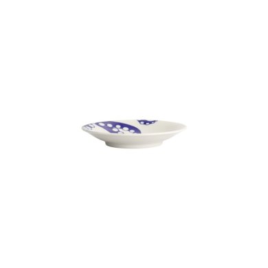 Plate Kawaii Octopus Blue, White, Porcelain, Ø 13.7 cm, Item No. 22127