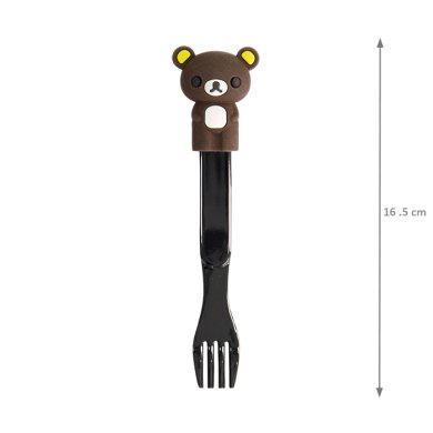 TDS, Children Fork, Bear, Brown, 16.5 cm, Item No. 22196