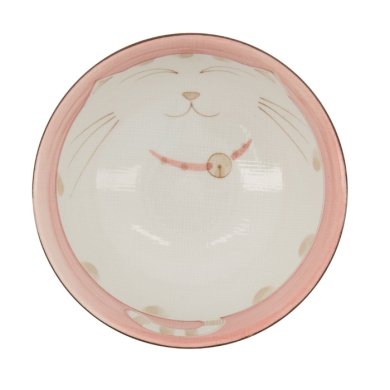 TDS, Tayo Bowl, Kawaii Cat Neko, Pink, Ø 13.5 x 6.8 cm 300 ml - Item No. 2222