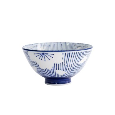 TDS, Reis Schale, Sakura Stripe, Blau, Ø 12,5x6,5 cm, 350ml -Art Nr: 22247