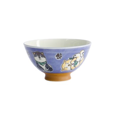 TDS, Rice Bowl, Kawaii Multi Shiba-Dog ,Ø 11.5x6cm, 300ml, Item No. 22248