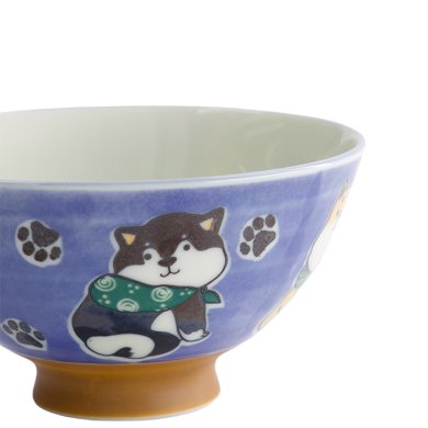 TDS, Rice Bowl, Kawaii Multi Shiba-Dog ,Ø 11.5x6cm, 300ml, Item No. 22248
