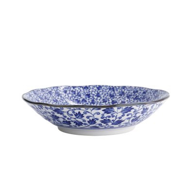 TDS, Pasta Teller, Hana Blue, Ø 21x5cm, Karakusa, Art.-Nr. 22260